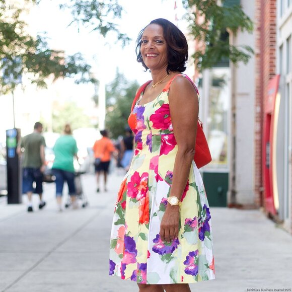 Ralph Lauren Fit Flare Floral Dress Square Neck Pockets Cotton Plus Size 16 - Picture 1 of 14